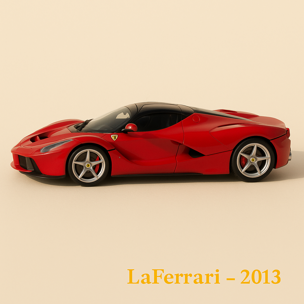 Ferrari LaFerrari rout vu 2013 - BURAGO (Maßstäb: 1/24)