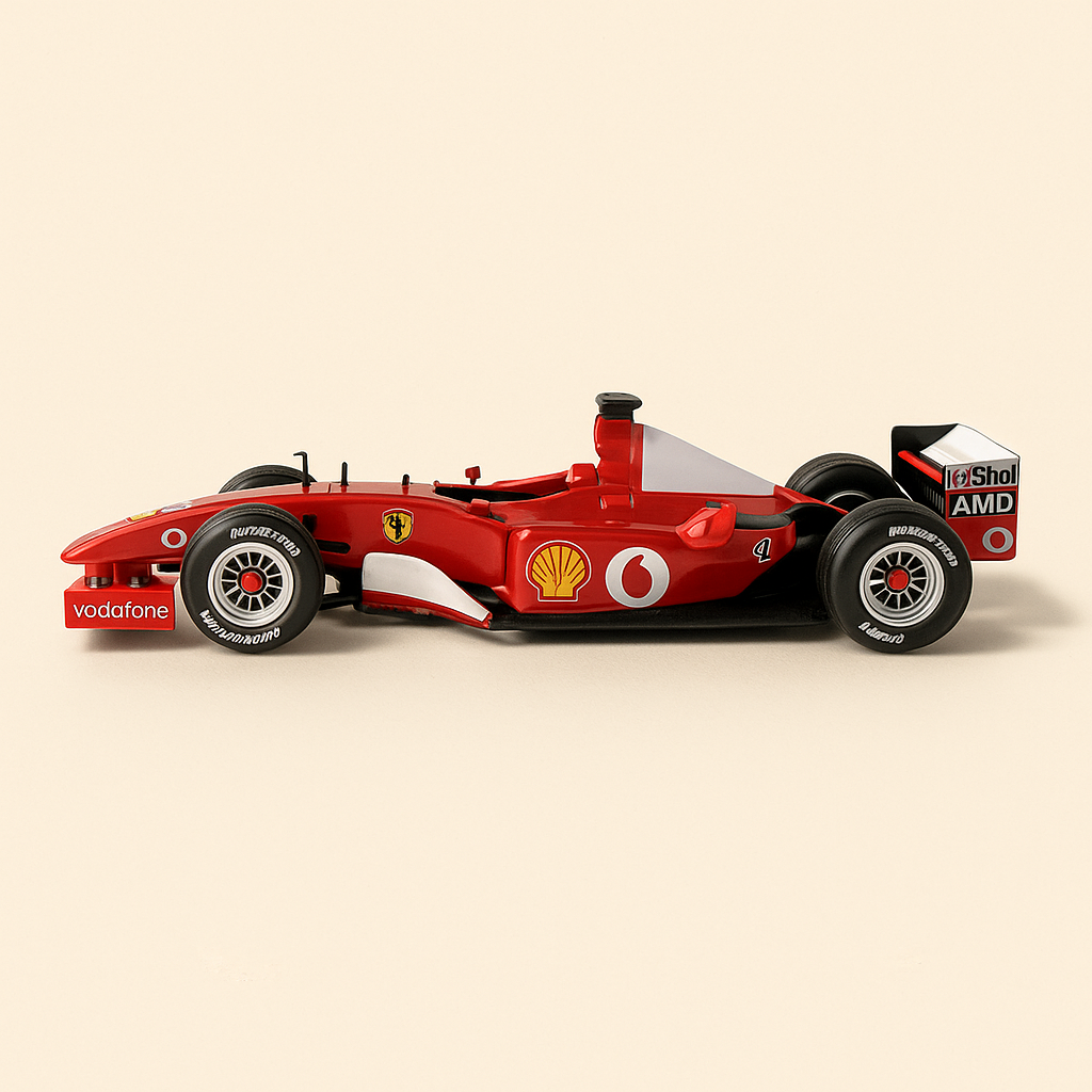 Ferrari F2002 rouge numéro 1 - Formule 1 (Altaya) - Image haute qualité