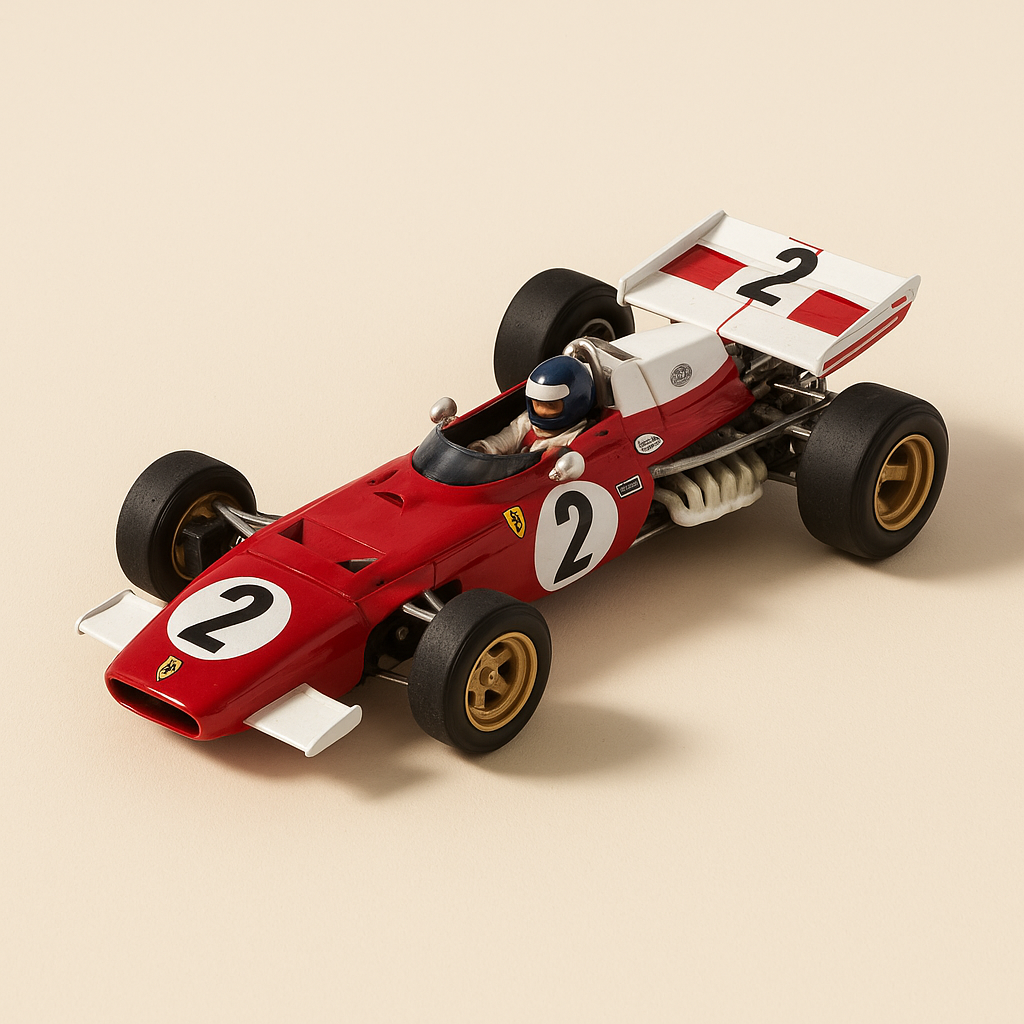 Ferrari F312 B2 rouge et blanche numéro 2 - Formule 1 (Altaya) - Image haute qualité