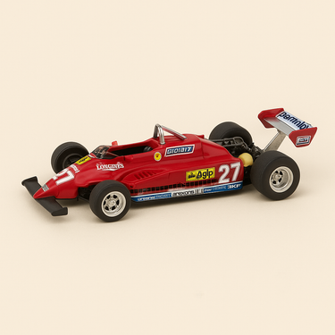 Ferrari F126 C2 rouge numéro 27 - Formule 1 (Altaya) - Image haute qualité