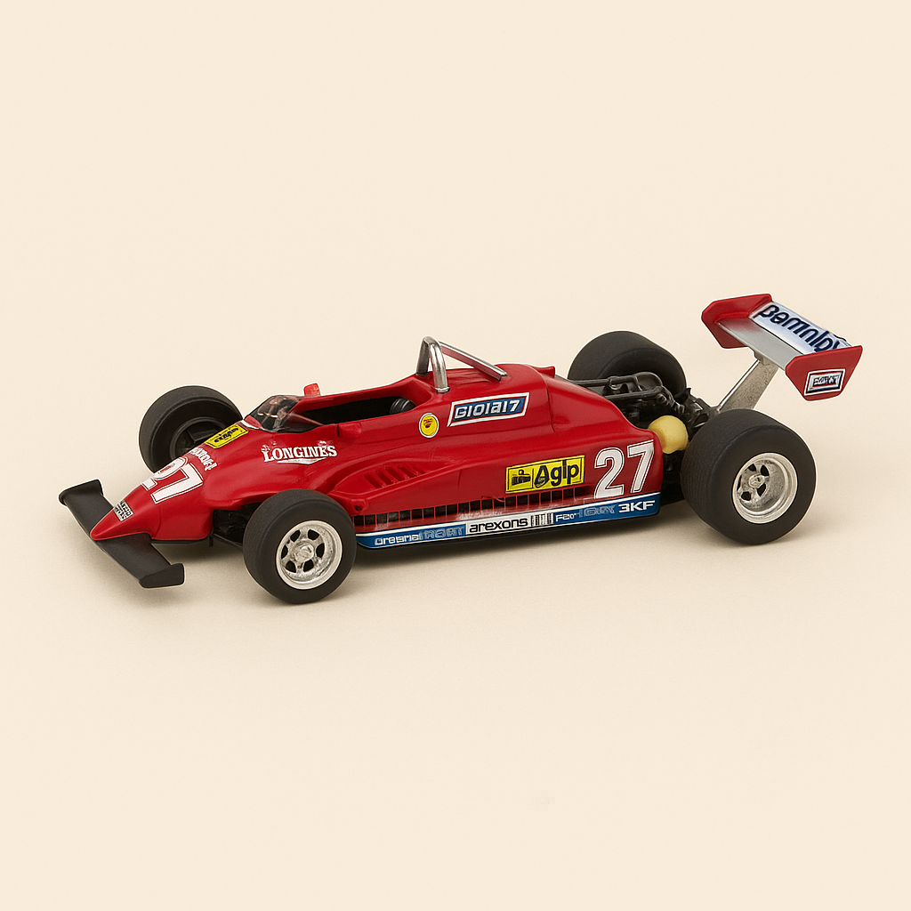Ferrari F126 C2 rouge numéro 27 - Formule 1 (Altaya) - Image haute qualité