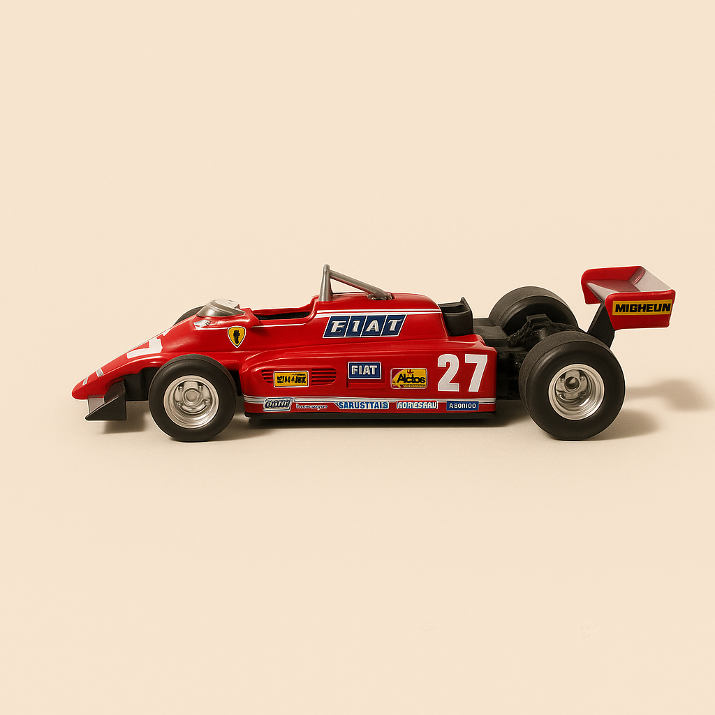 Ferrari 126CK rode nummer 27 van 1981 - Formule 1 (Altaya)