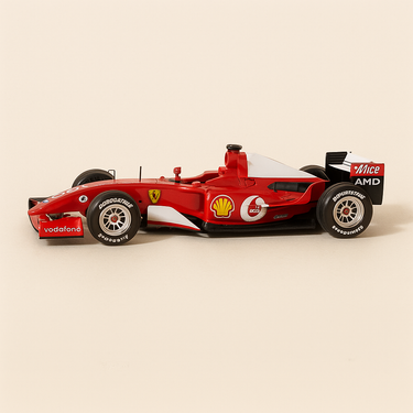 Ferrari F2005 rouge numéro 2 de 2005 - Formule 1 (Altaya) - Image haute qualité