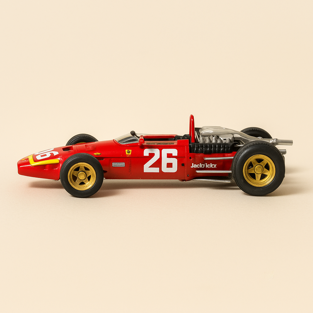 Ferrari 312 F1 rouge numéro 26 de 1968 - formule 1 (Altaya) - Image haute qualité