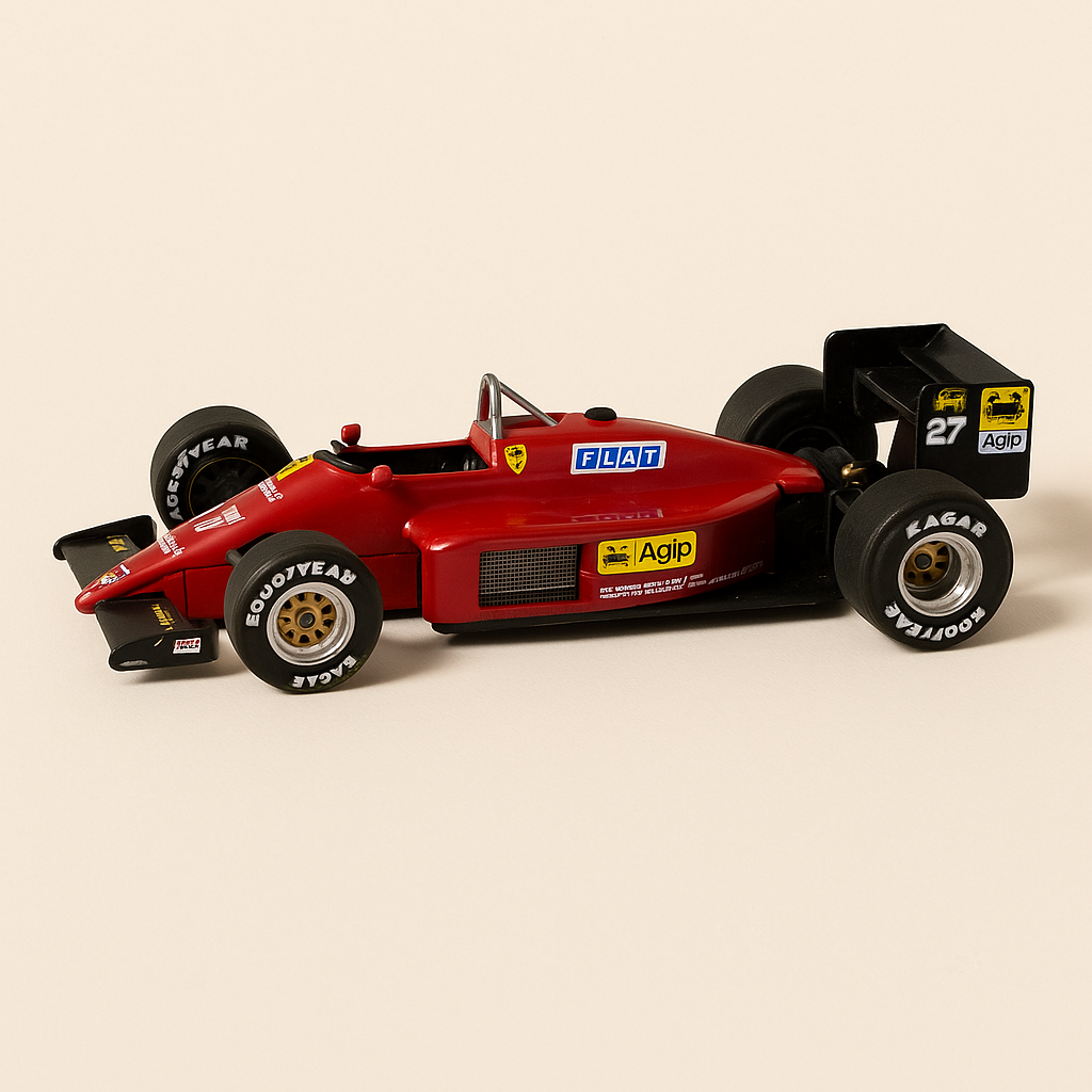 Ferrari 156-85 rood nummer 27 uit 1985 - Formule 1 (Altaya)