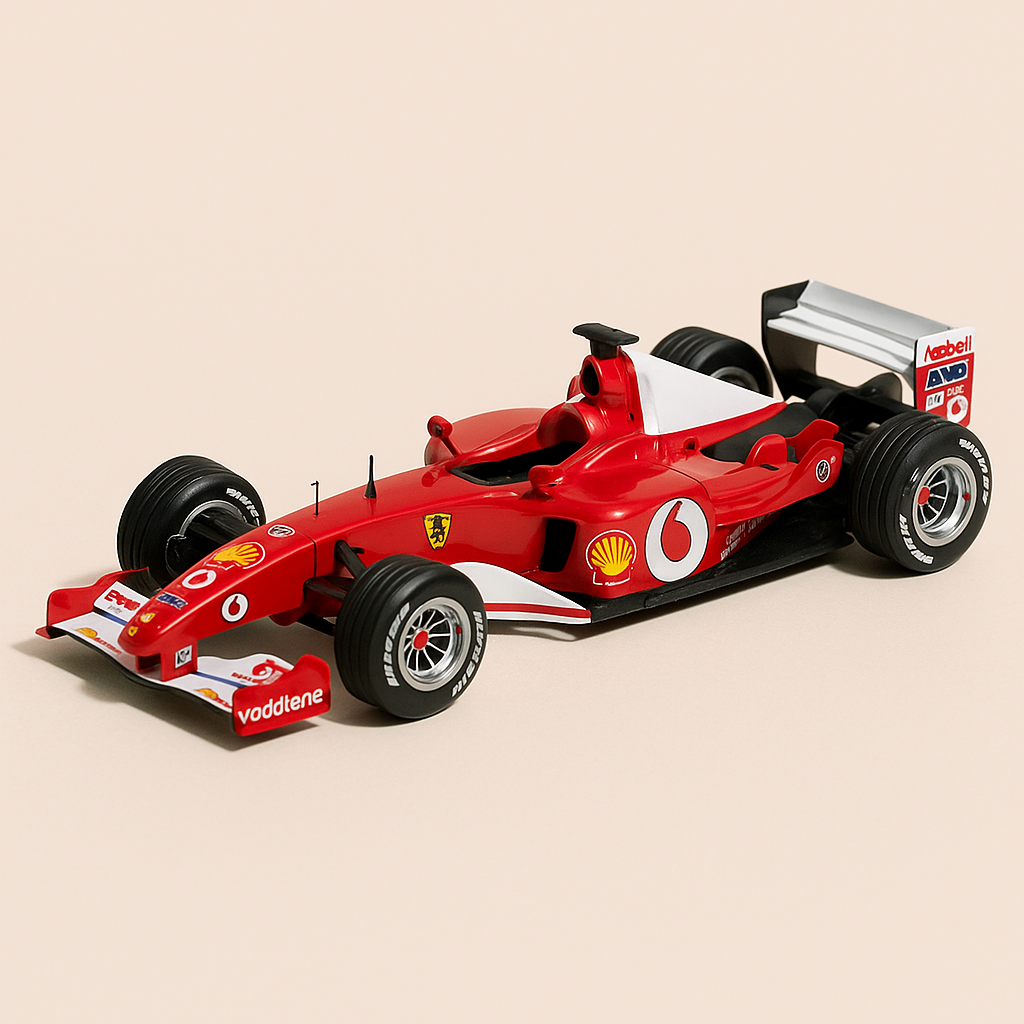 Ferrari F2003-GA roug Nummer 1 vu 2003 - Formel 1 (Altaya)