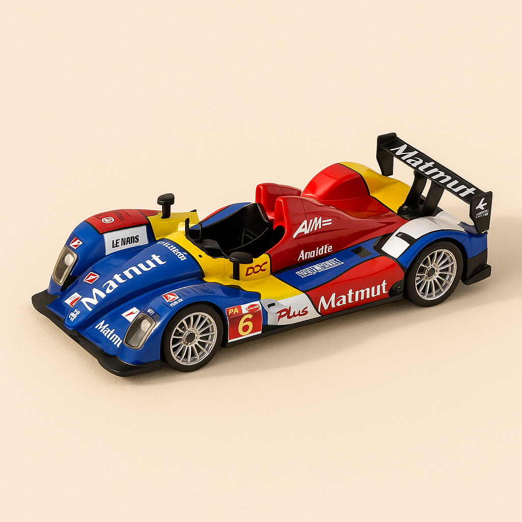 Oréca 01 AIM niebieska, czerwona, żółta i biała numer 6 - 24 godziny Le Mans 2010