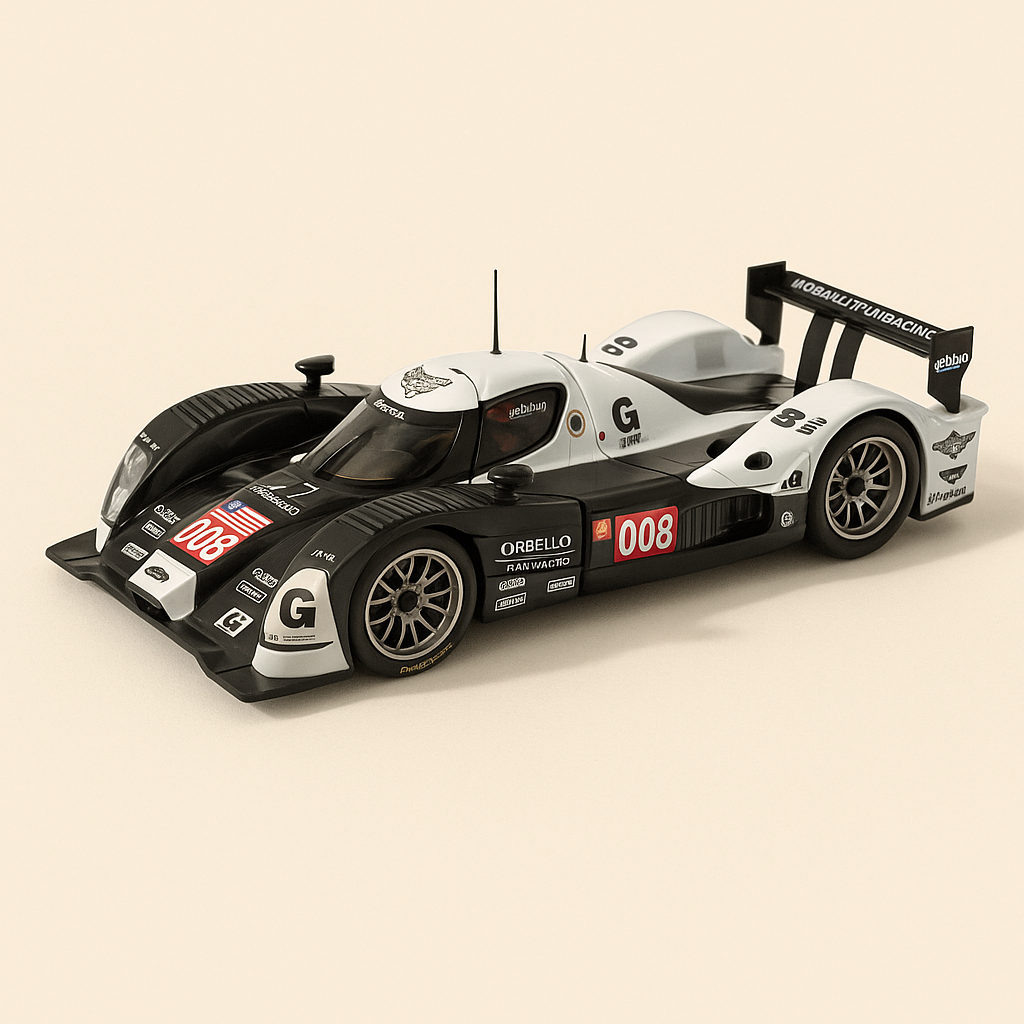 Lola B09/60 Aston Martin biało-czarna - 24 godziny Le Mans 2010