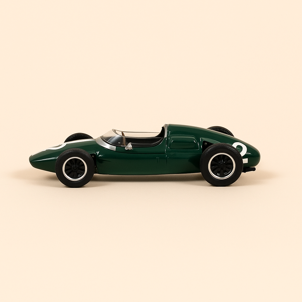 Cooper Climax T51 verte numéro 12 de 1959 - Formule 1 (en blister)