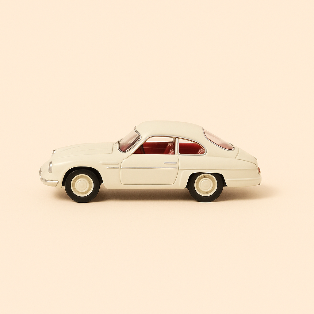 Photo professionnelle de la voiture miniature Db Panhard Hbr 5 Blanche De 1959 - Image clean haute qualité