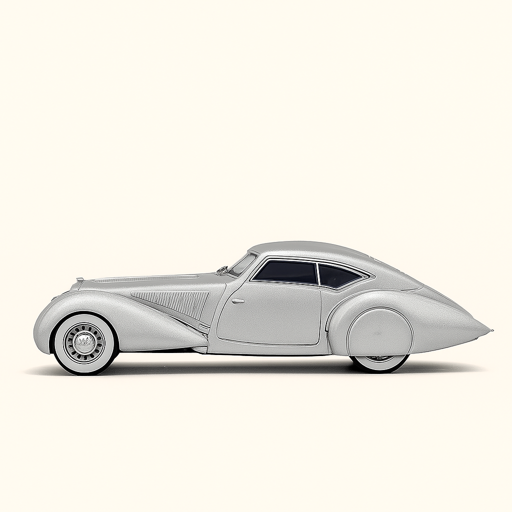 Delage D8 120-S 1938 Grey Aero Coupe