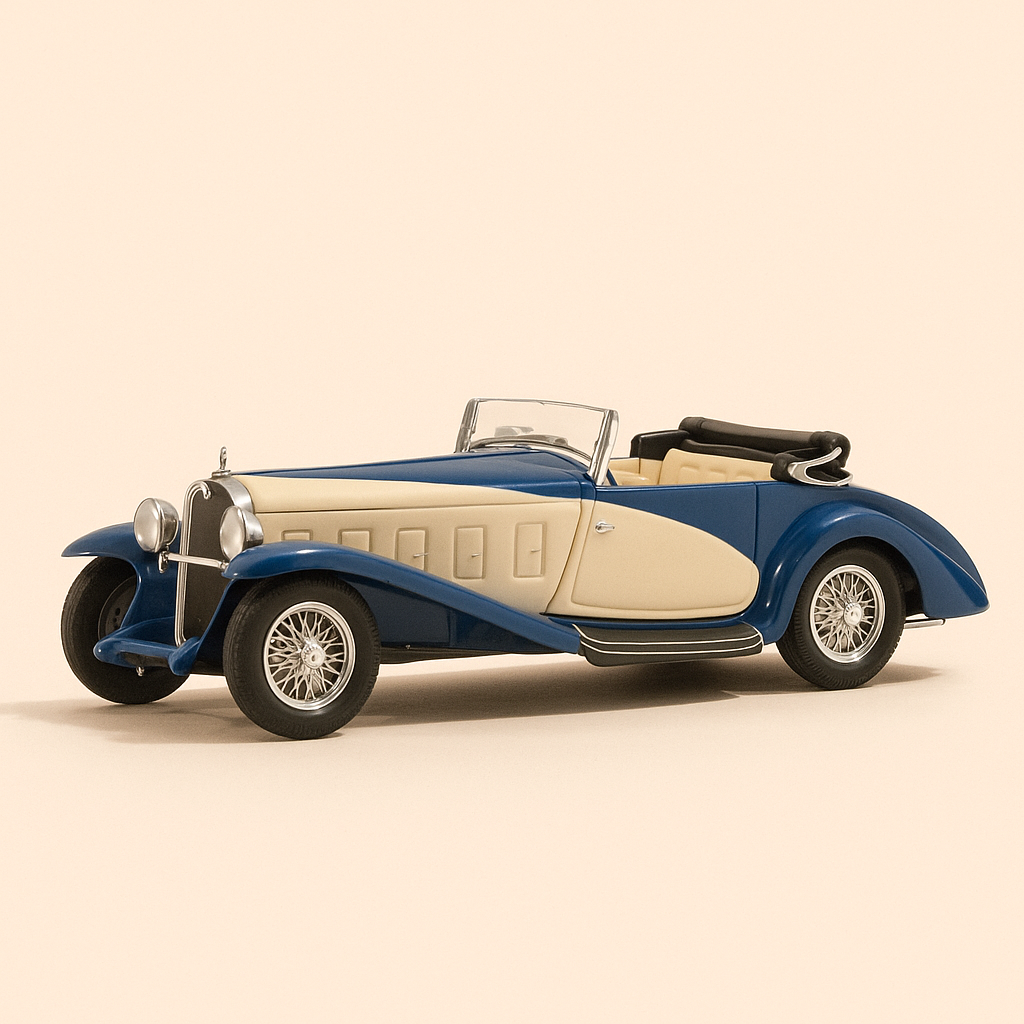 1932 Delage D8 SS Cabriolet (Fernandez an Darrin) blo a creme