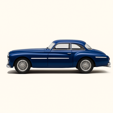 Photo professionnelle de la voiture miniature Delahaye 175 Coupe Motto De 1951 - Image clean haute qualité