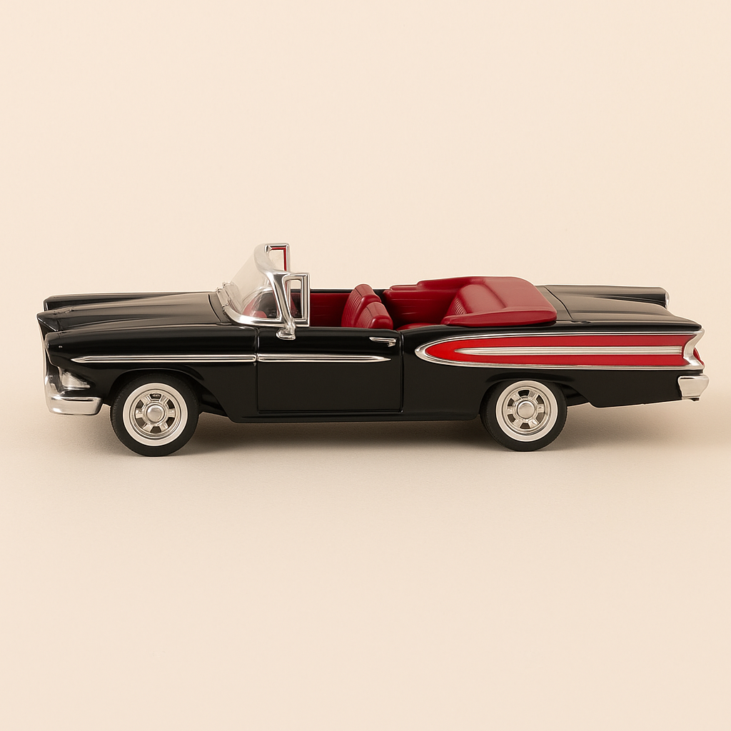 1958 Black Edsel Citation (Amerikanescht Auto)