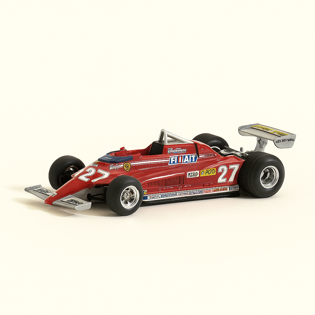 Ferrari 126Ck turbo nummer 27 (Formule 1) - Grand Prix van Monte Carlo