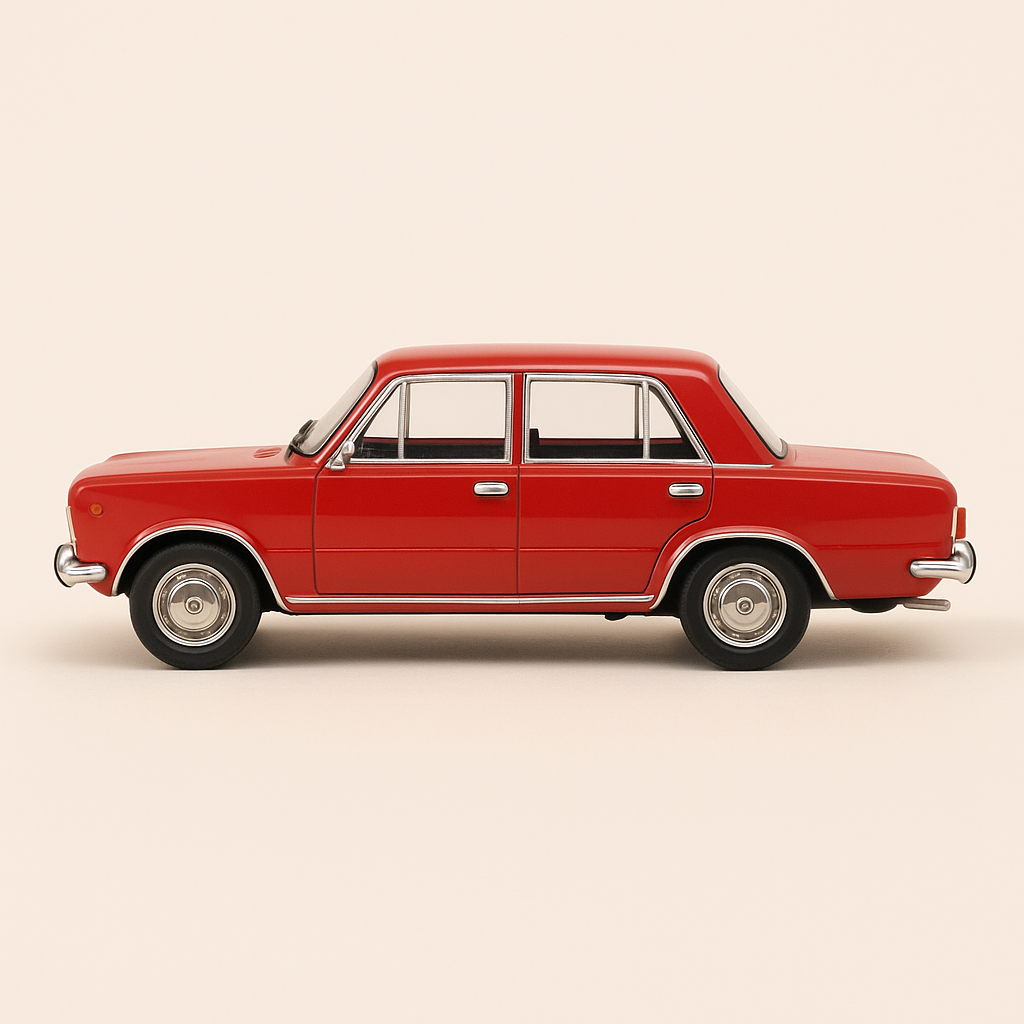 Fiat 125 Special Dark Red 1968 (1/24th scale)