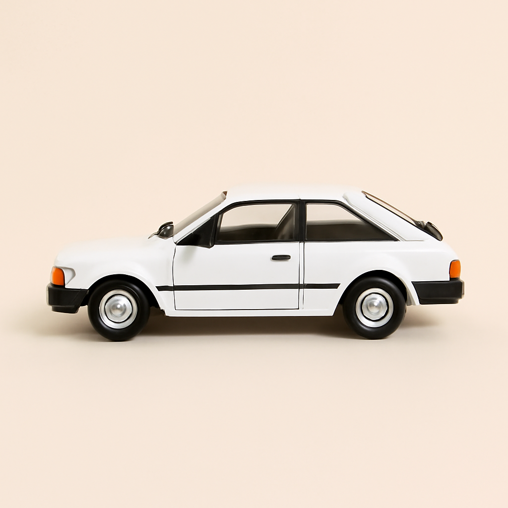 Ford Escort 1.3 GL blanco de 1982