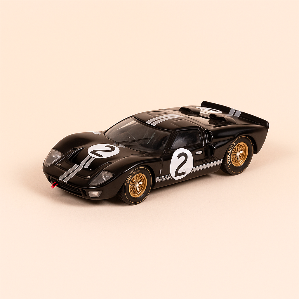 Czarny Ford MK2 numer 2 (24-godzinny wyścig Le Mans z 1966 r.)