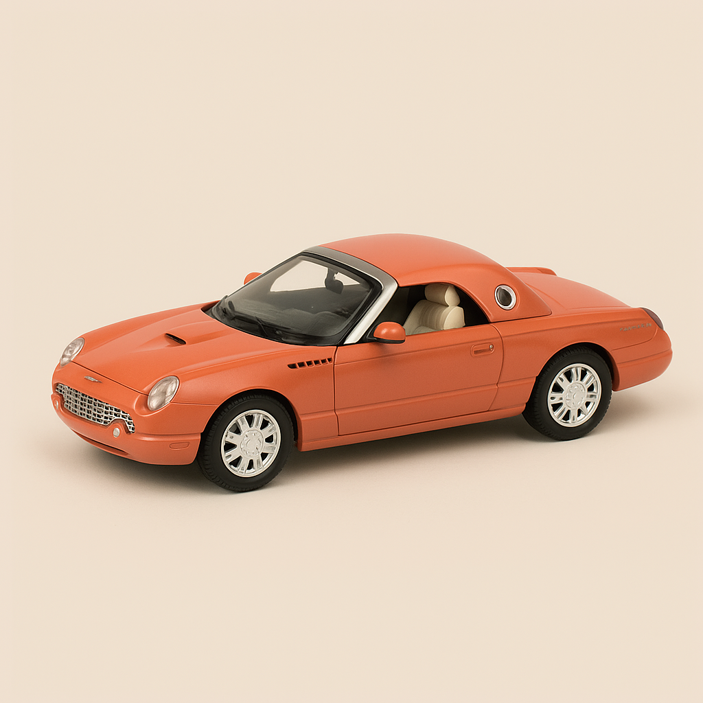 Braune Ford Thunderbird - JAMES BOND - STIERWEN AN EEN ANERT DAG