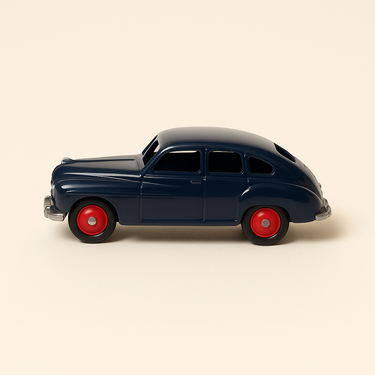 Photo professionnelle de la voiture miniature Ford Vedette 49 Bleue Foncee Dinky Toys Editions Atlas - Image clean haute qualité