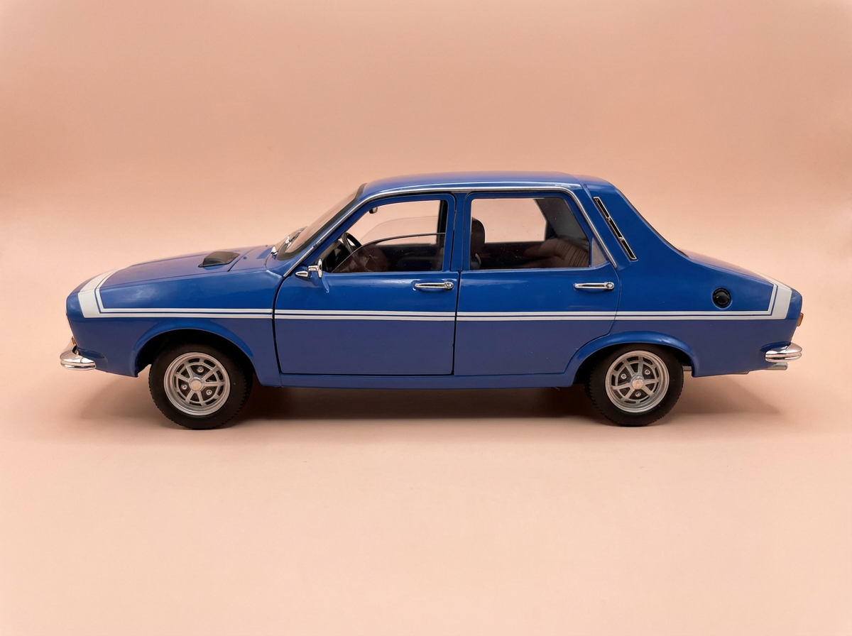 Renault 12 Gordini bleue - Solido (échelle 1/18ème)