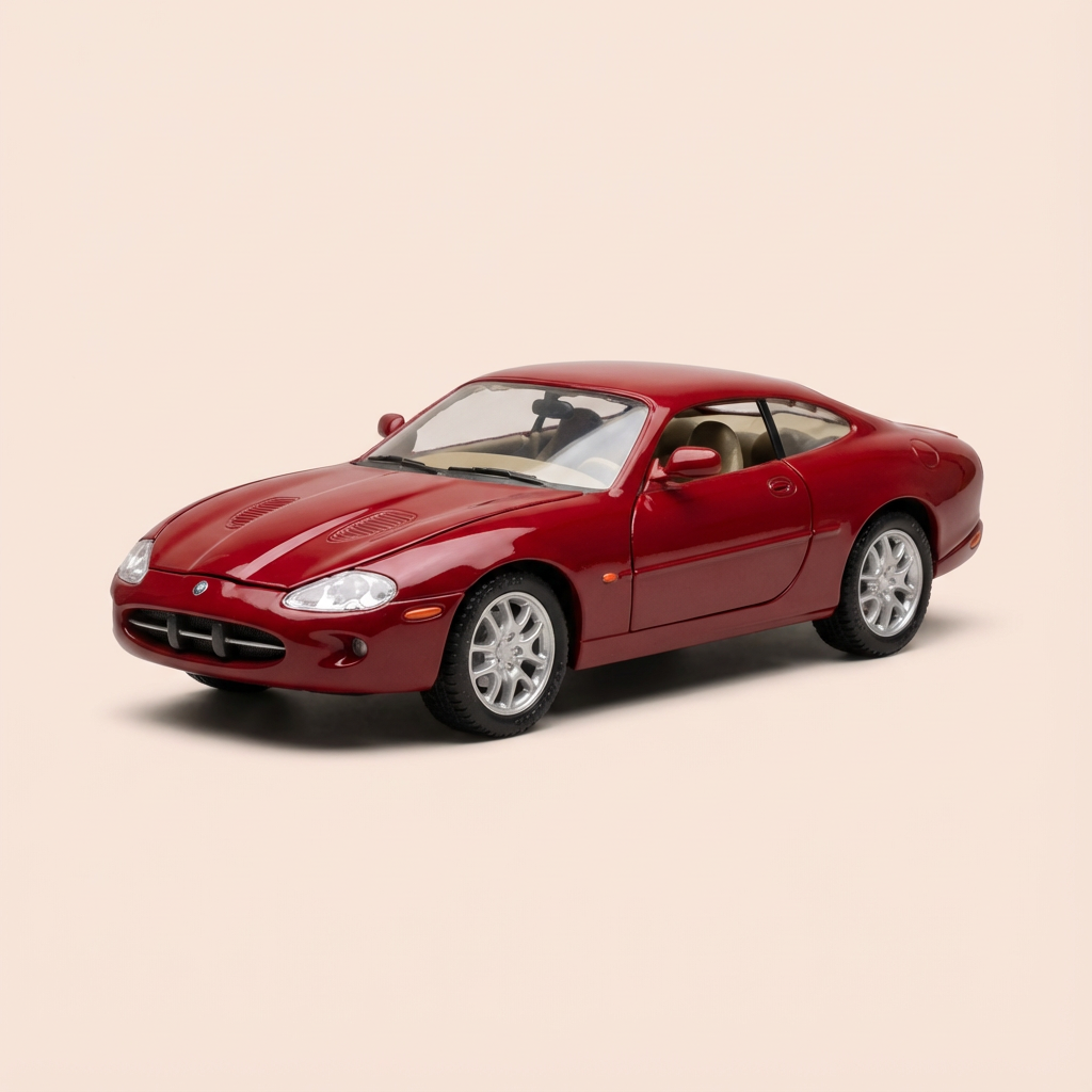 Jaguar XKR bordeaux - Solido (échelle 1/18ème)