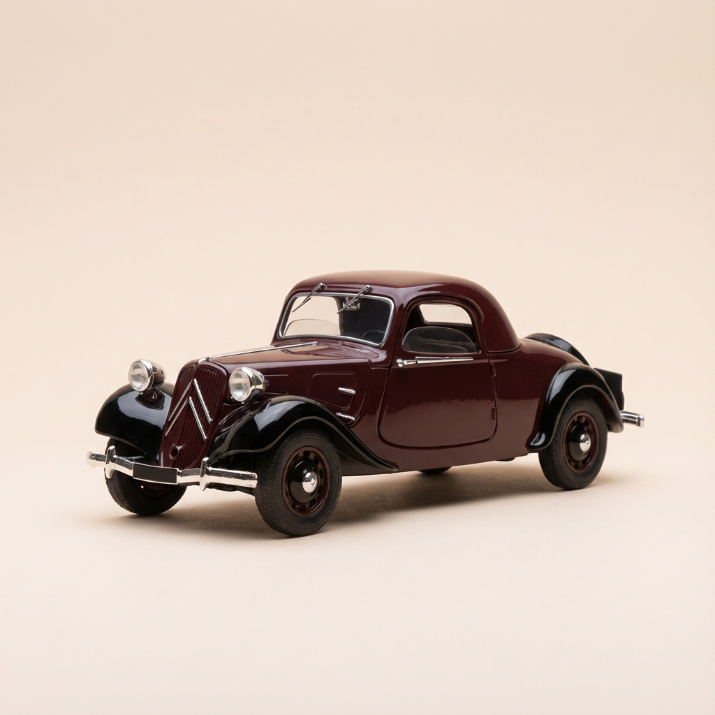 Citroën Traction 11B bordowy z 1938 roku - Solido (skala 1/18)