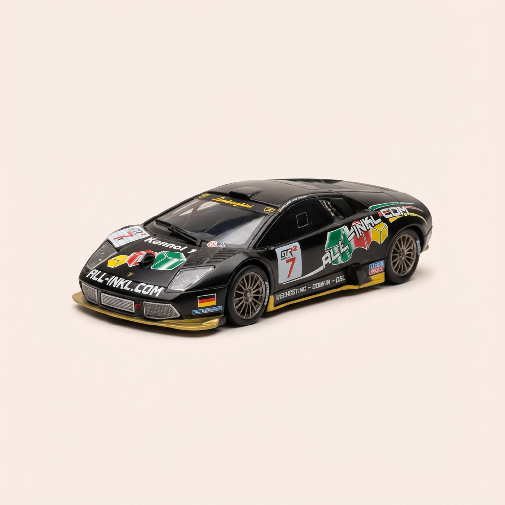 Lamborghini Murciélago R-GT schwaarz Nummer 7 - FIA GT vum 2007 - Zhuhai (China)