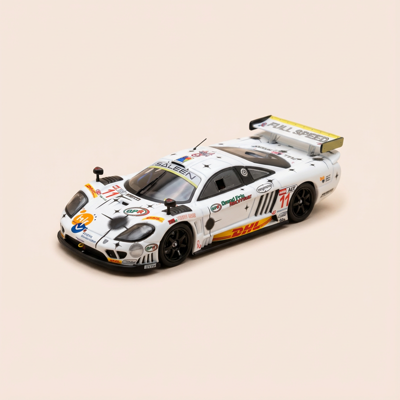 Saleen S7 branca número 11 - FIA GT 2 horas de 2009 - Motorsport Arena Oschersleben