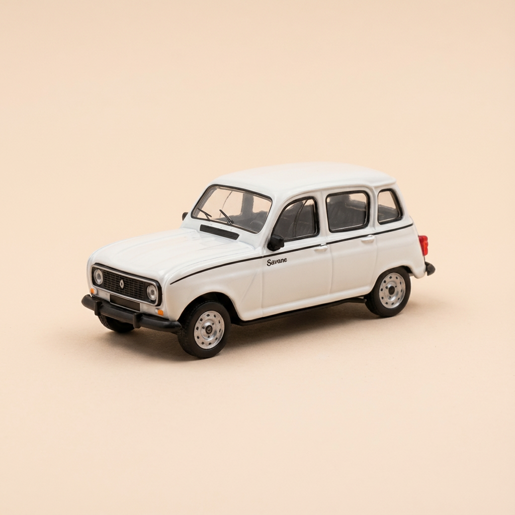 Renault 4L White Savane