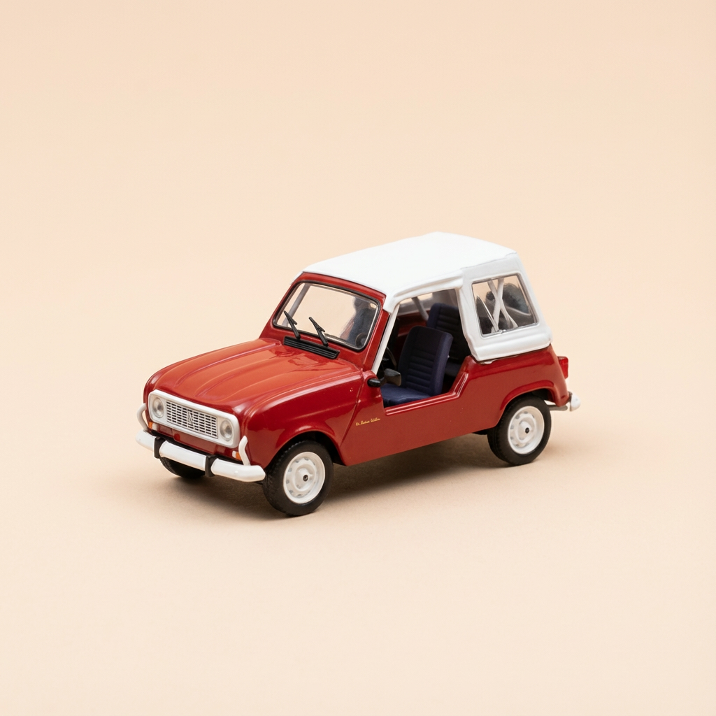 Renault Car System Style JP4 Belle-Ile red and white convertible from 1983