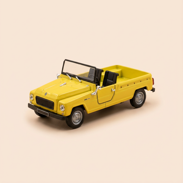 Voiture miniature - Renault Rodéo 4 jaune - Norev (boite rectangle)