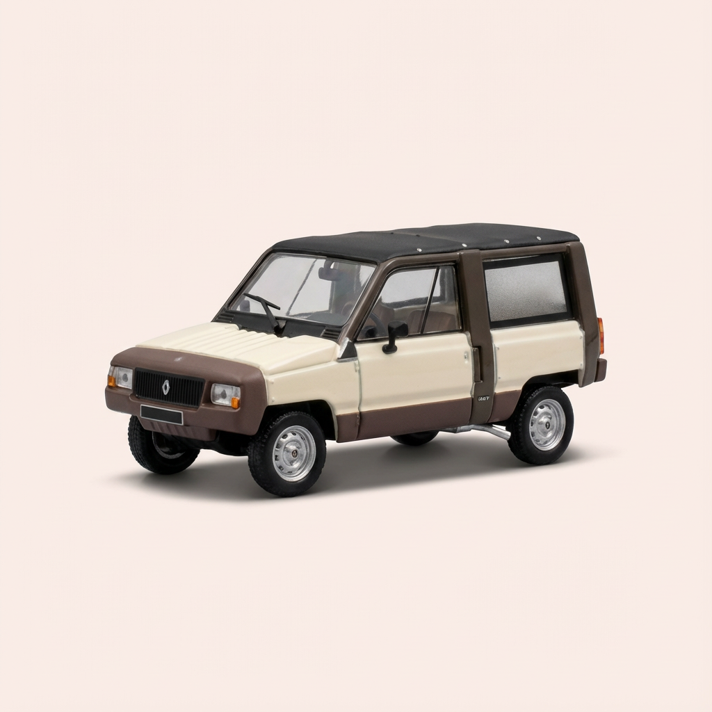 Renault Rodéo 5 beżowy i brązowy z 1982 roku
