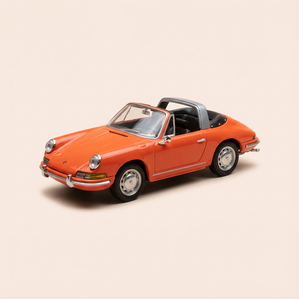 Porsche 911 S Targa orange de 1967 (Tauxycars)