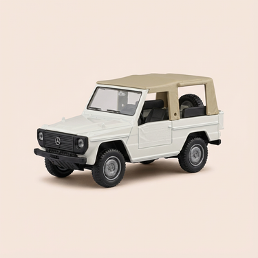 Voiture miniature - Peugeot P4 blanc cassé/beige clair? - Solido référence 1859