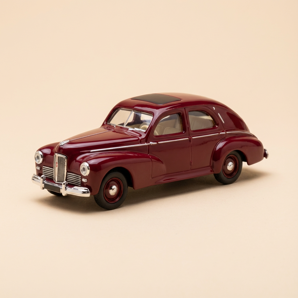 Peugeot 203 bordeaux - La Nationale 7 - la route bleue