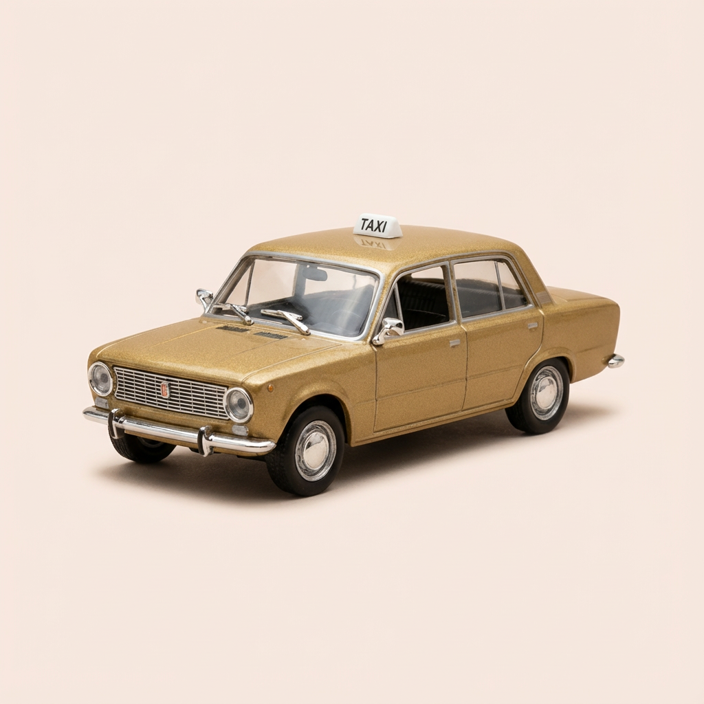 Lada 1200 castanho - La Nationale 7 - a estrada azul