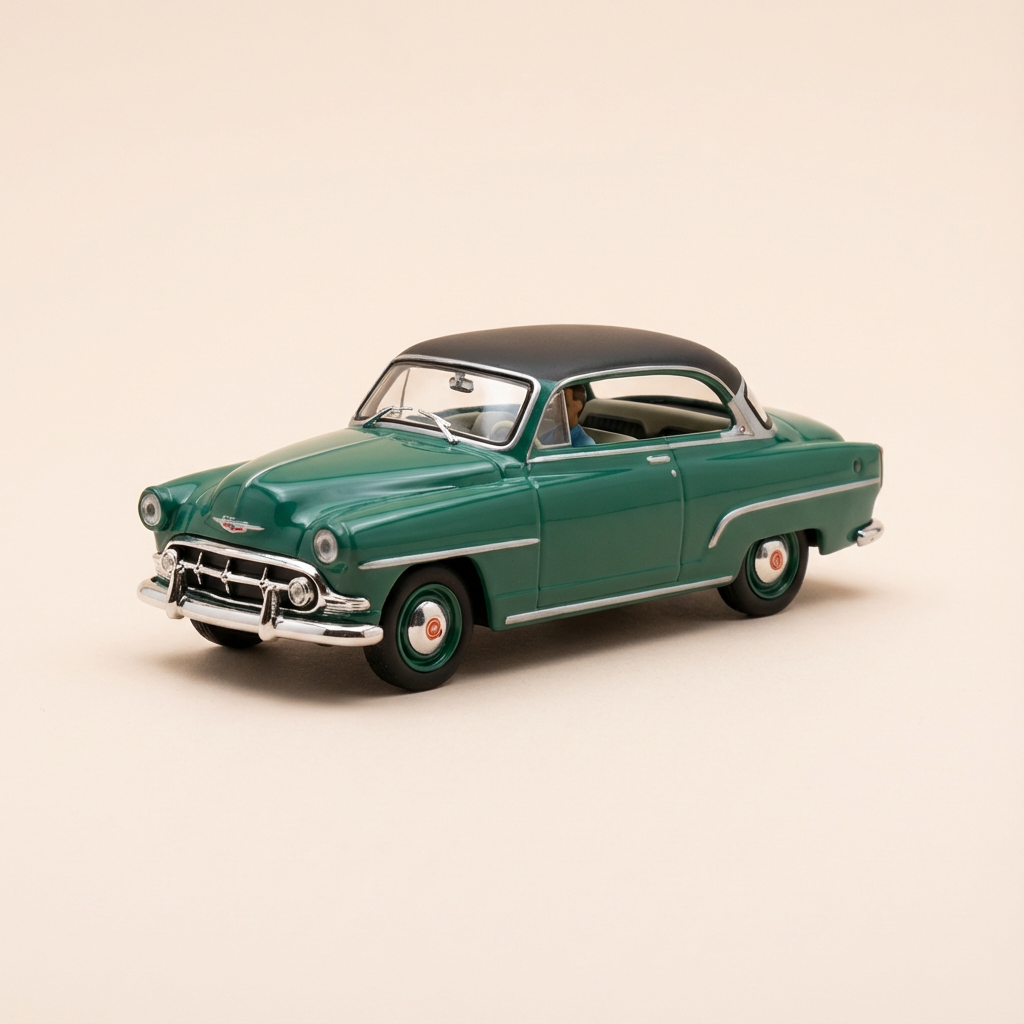 Simca Aronde Grand Large verde - La Nationale 7 - A Estrada Azul