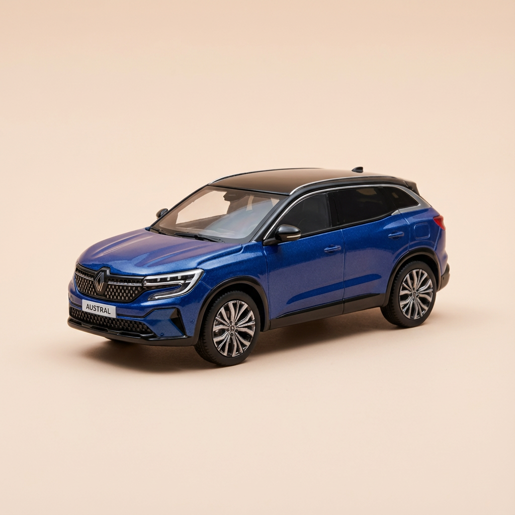 Renault Austral e-tech full hybrid bleue - Solido