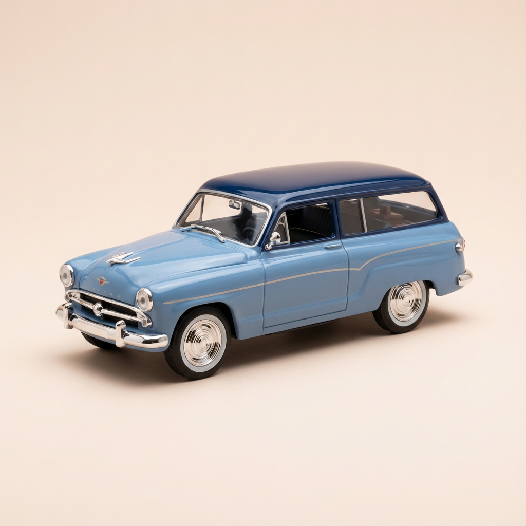 Simca P60 Ranch blo a blo - La Nationale 7 - d'blou Strooss