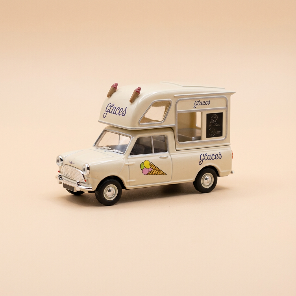 Mini pick-up bege - La Nationale 7 - a rota azul (o vendedor de gelados)