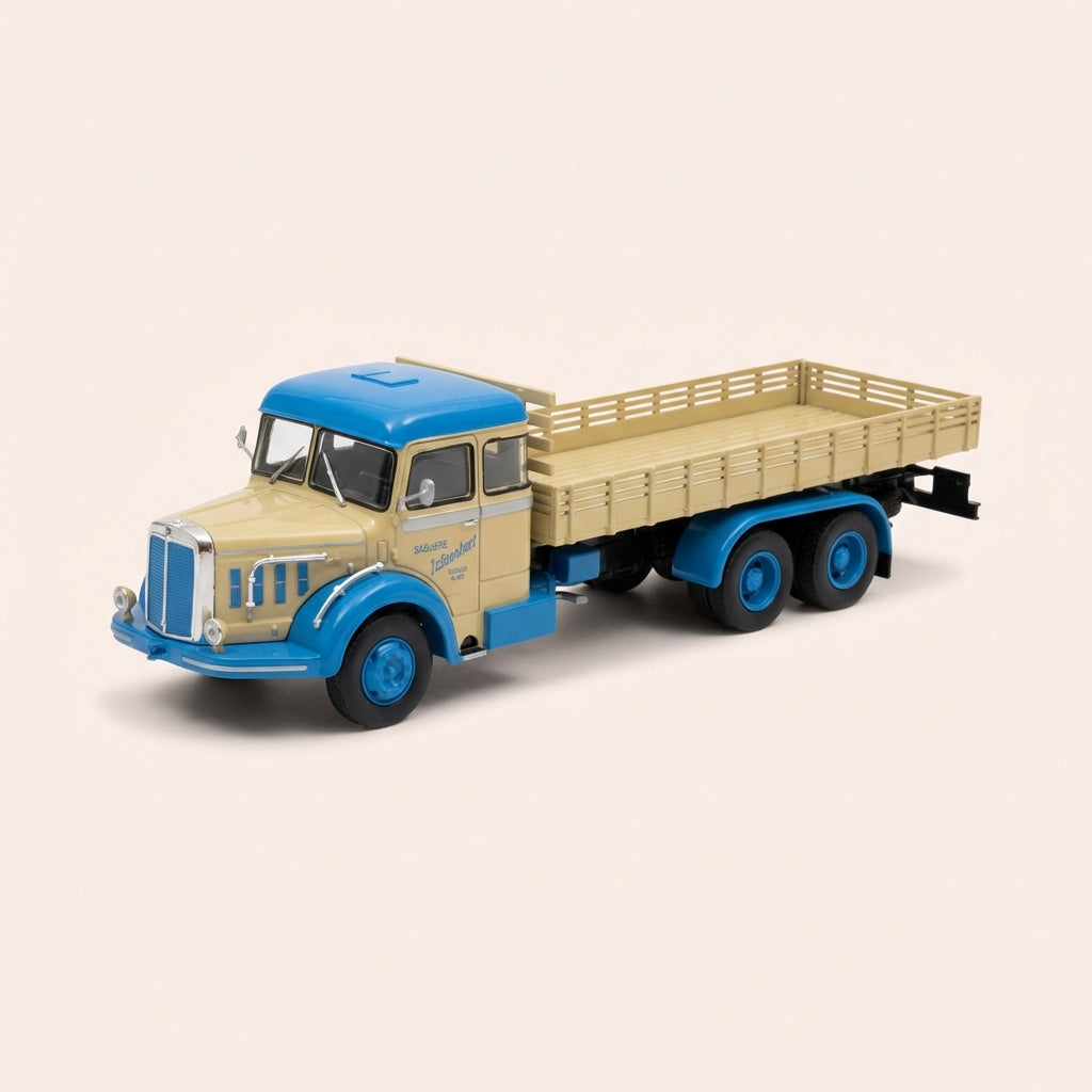 Bernard 6R 180 Azul e Castanho de 1957 - Camionete de Areia