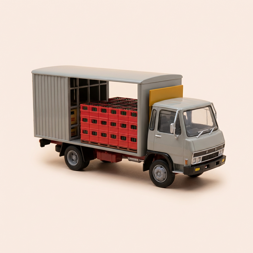 Camion Berliet 560 K laang Transport vun Getränk