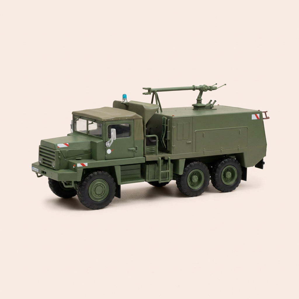 Militarny camion Berliet GBC 8 KT wóz pompowo-mieszany