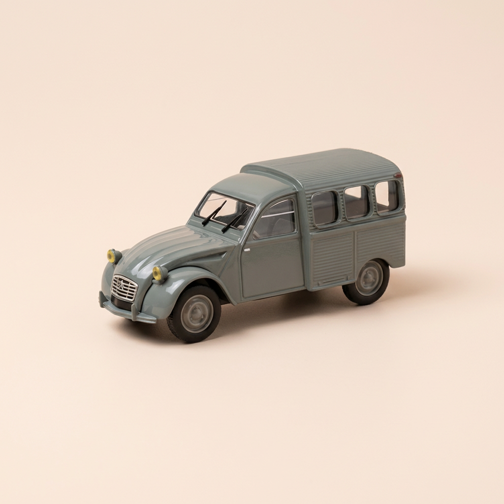 Citroën 2 CV AZU gréis Transporter - Norev