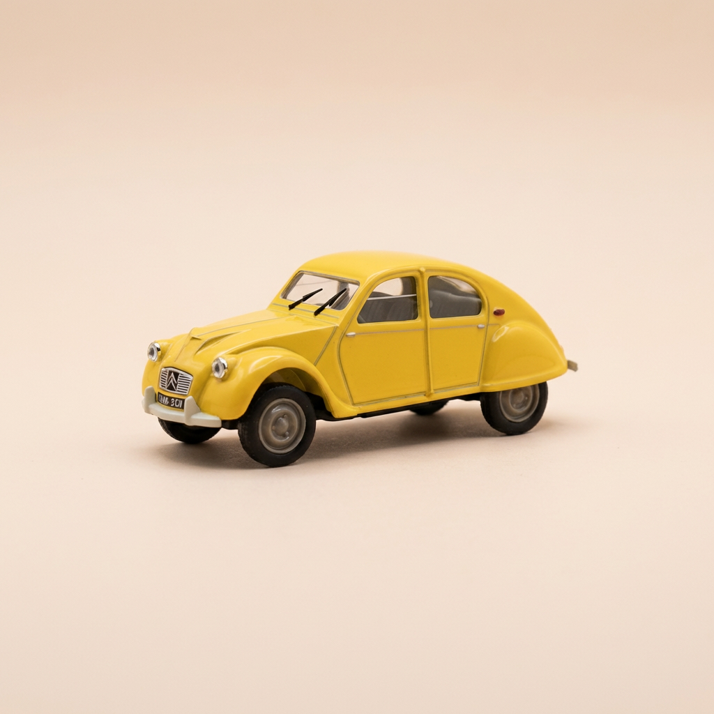 Citroën 2 CV DAGONET yellow - Norev