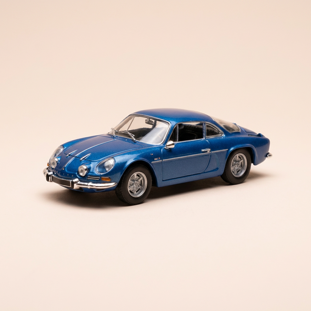 Renault Alpine A110 bleue de 1973 (grande boite)