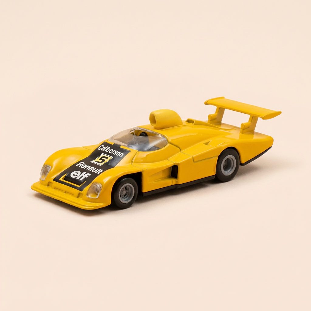 Voiture miniature - Renault Alpine A442 jaune numéro 4 de 1978 - Solido
