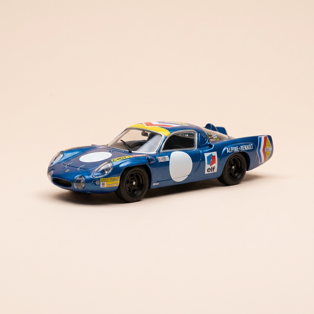 Renault Alpine A210 prototype bleue de 1966 (sous blister)