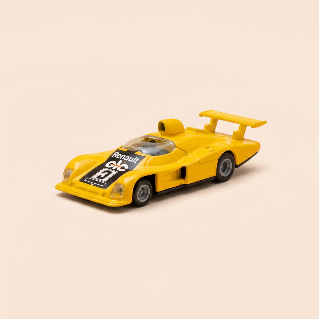 Voiture miniature - Renault Alpine A442 jaune numéro 2 (deux) de 1978 - Solido